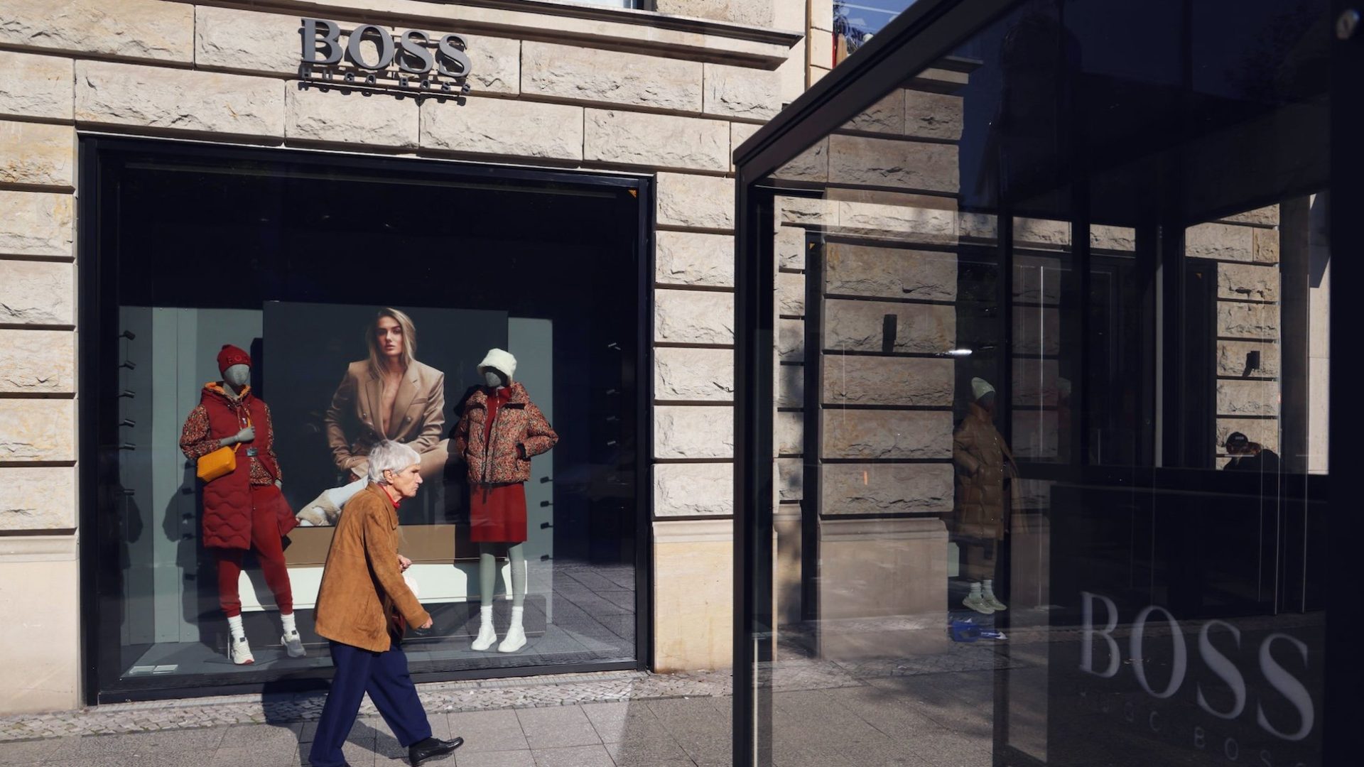 A Hugo Boss store in Berlin. Photographer: Sean Gallup/Getty Images