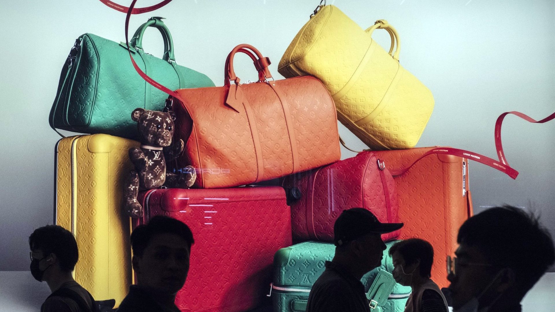 A Louis Vuitton store in Taipei.